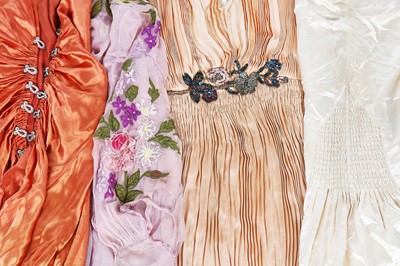 Lot 62 - A large quantity of mainly 1930s damaged dresses and remnants