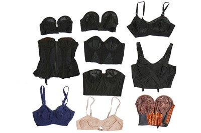 Lot 63 - A group of bras and girdles, dating from the 1930s to the 1960s