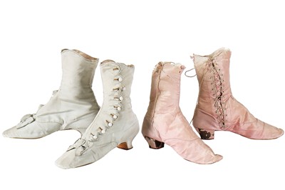 Lot 368 - A group of shoes and boots, 19th century