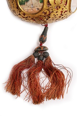 Lot 89 - A fine knitted silk reticule, French, circa...