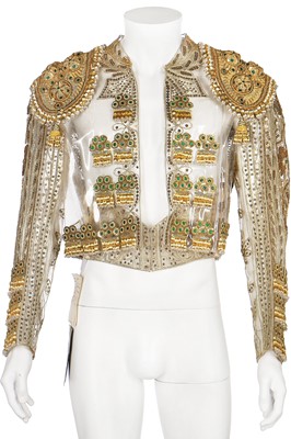 Lot 257 - A rare Jean Paul Gaultier man's 'Matador' jacket, Spring-Summer 1991