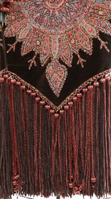 Lot 93 - A rare Emile Pingat embroidered kashmir visite,...