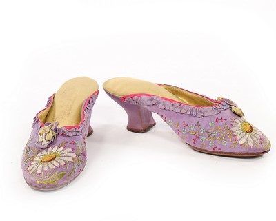 Lot 92 - A good pair of Harvey Nichols embroidered...