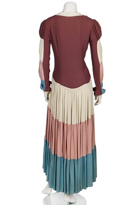 Lot 162 - An Ossie Clark 'traffic light' dress, 1970