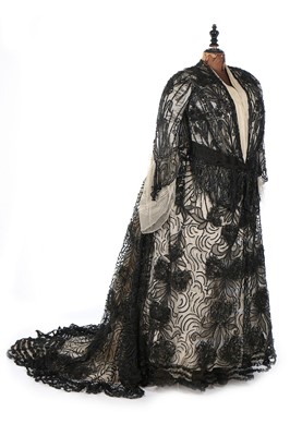 Lot 94 - A Maison Worth evening gown, 1891, the waist...