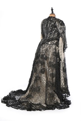 Lot 94 - A Maison Worth evening gown, 1891, the waist...