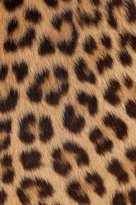 Lot 62 - A leopard skin jacket, 1960s, lined in brown...