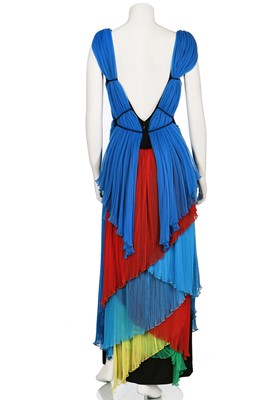 Lot 287 - An Issey Miyake pleated Hellenic or Madame Grès-style 'goddess' gown, 2003