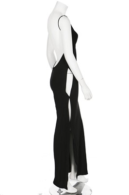 Lot 191 - A John Galliano black bias-cut dress, 'Honcho Woman' collection, S/S 1991