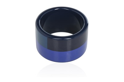 Lot 5 - Two Hermès lacquered 'Assam Bois' bangles,...