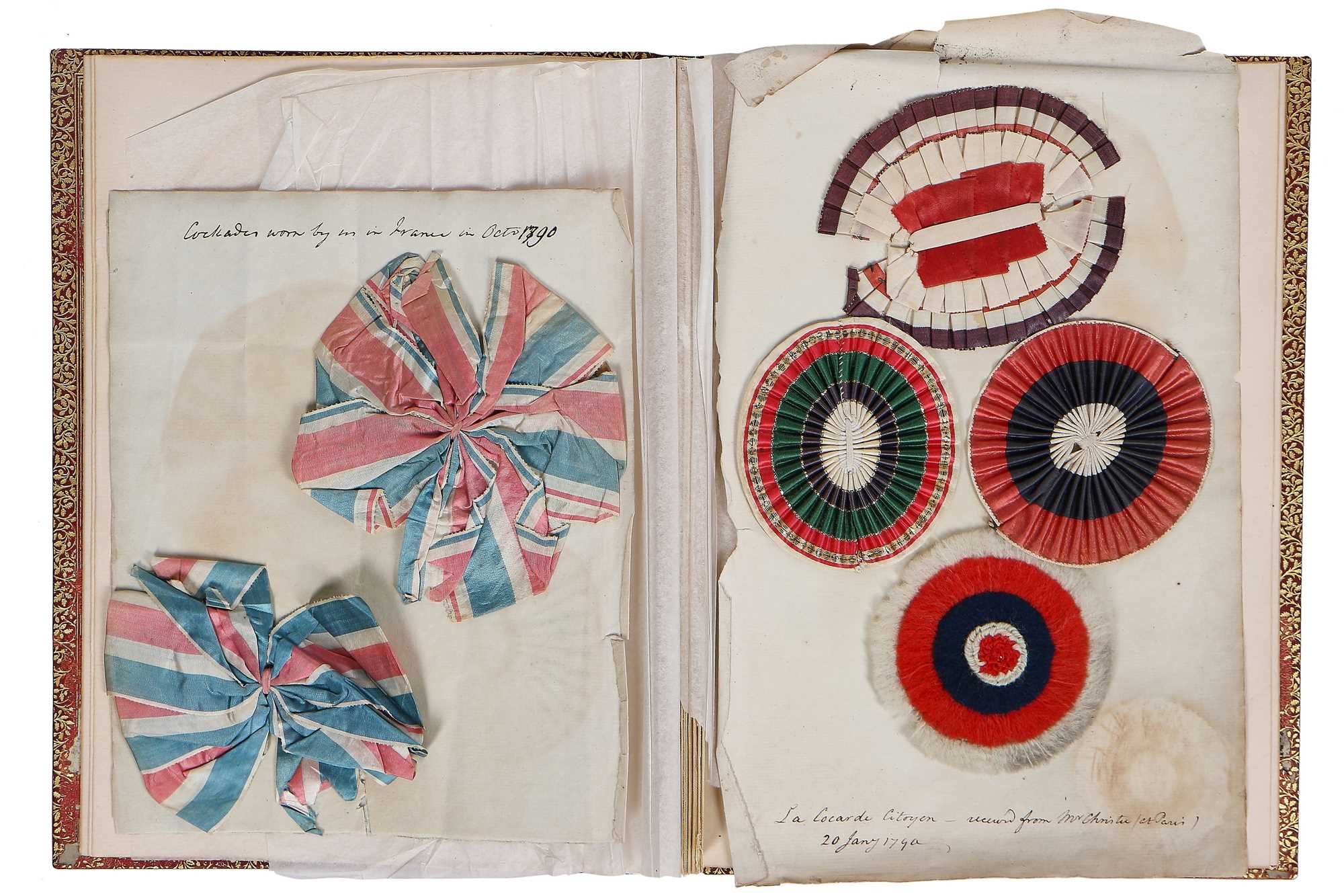 Lot 32 - Rare French Revolutionary cockades, late 18th century