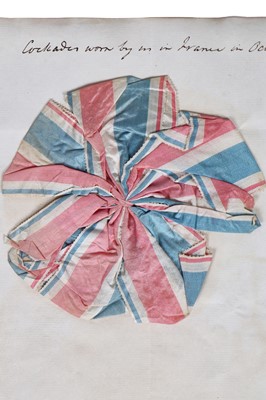 Lot 32 - Rare French Revolutionary cockades, late 18th century