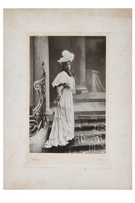 Lot 51 - Fashion, photos and ephemera relating to the Queen of Madagascar - Ranavalona III  and Princess Ramasindrazana, 1895-1924