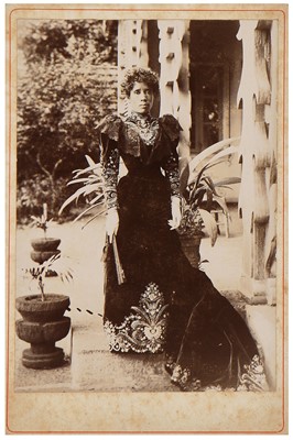 Lot 51 - Fashion, photos and ephemera relating to the Queen of Madagascar - Ranavalona III  and Princess Ramasindrazana, 1895-1924