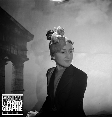 Lot 83 - Two Caroline Reboux hats, circa 1936