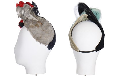 Lot 83 - Two Caroline Reboux hats, circa 1936