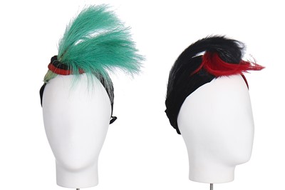 Lot 84 - Two Caroline Reboux hats, circa 1936