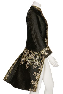 Lot 34 - A gentleman's finely-embroidered tailcoat, 1780s