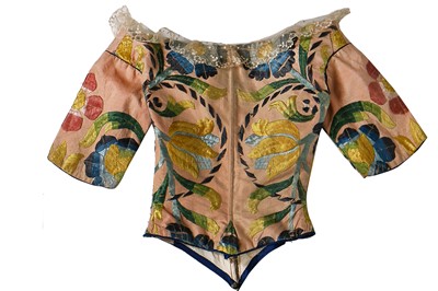 Lot 34 - A gentleman's finely-embroidered tailcoat, 1780s
