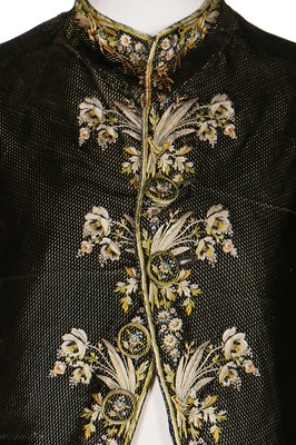 Lot 34 - A gentleman's finely-embroidered tailcoat, 1780s