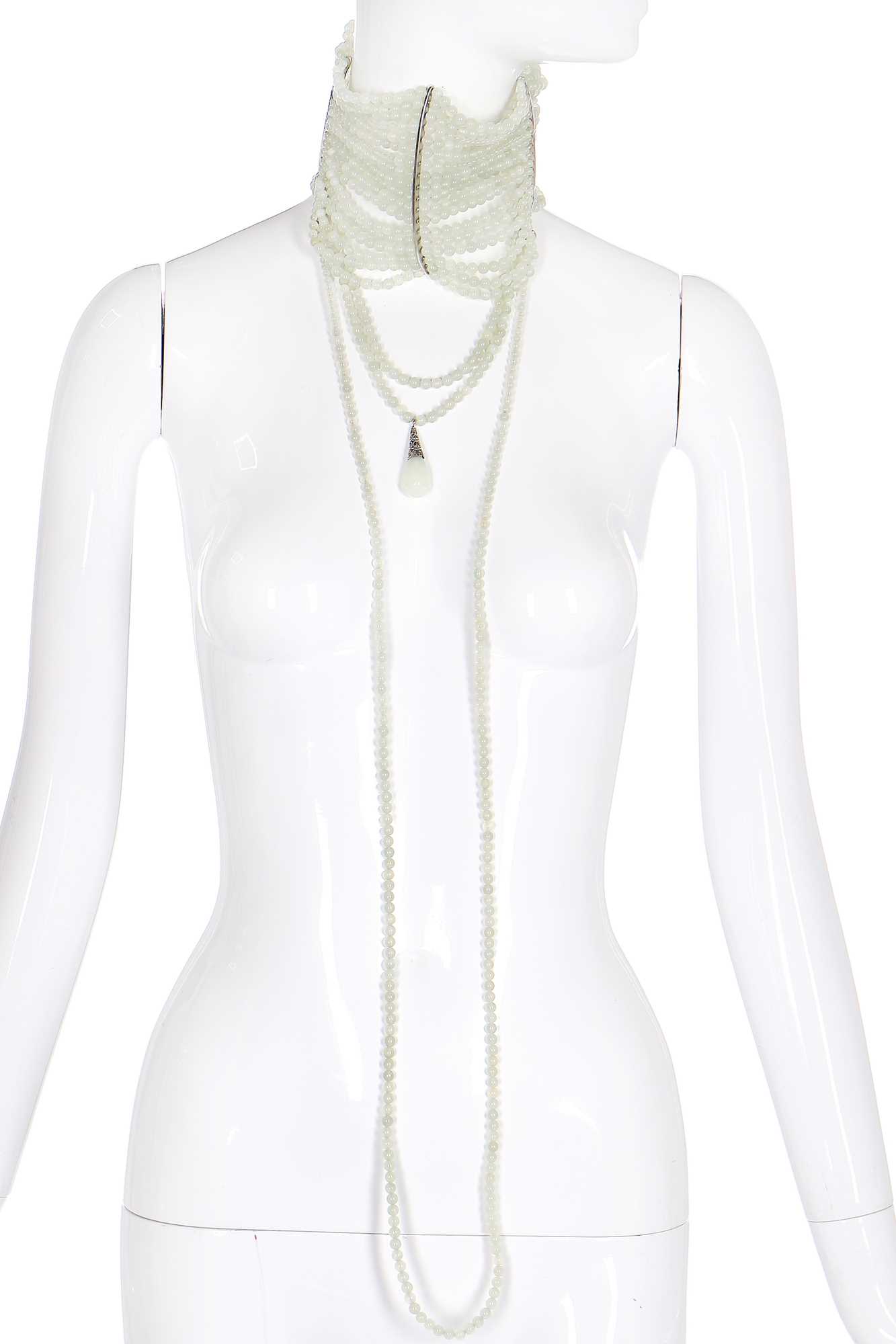 Lot 219 - A Christian Dior by John Galliano Maasai choker necklace, Spring-Summer 1998