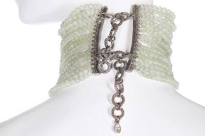 Lot 219 - A Christian Dior by John Galliano Maasai choker necklace, Spring-Summer 1998
