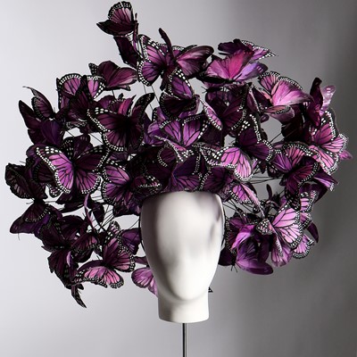 Lot 251 - A fine Philip Treacy 'butterfly' hat, circa 2003