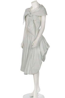 Lot 197 - A John Galliano pastel plaid cotton dress, Blanche DuBois collection, Spring-Summer 1988