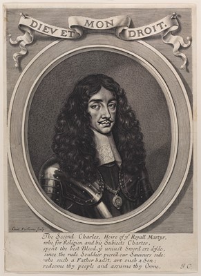 Lot 29 - A fine embroidered needle portrait of King Charles II, circa 1660