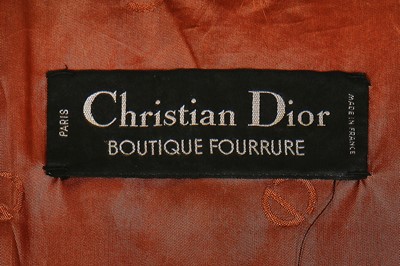 Lot 25 - A good Christian Dior intarsia rabbit and fox fur coat, late 1960s-early 1970s