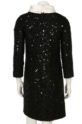 Lot 13 - A Chanel sequinned black fantasy-tweed dress, Autumn-Winter 2017-18