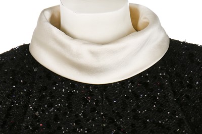 Lot 13 - A Chanel sequinned black fantasy-tweed dress, Autumn-Winter 2017-18