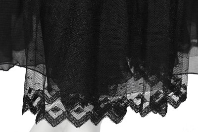 Lot 14 - A Chanel black silk and spandex blend dress,  Spring-Summer 1999