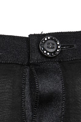 Lot 14 - A Chanel black silk and spandex blend dress,  Spring-Summer 1999