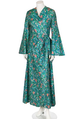 Lot 153 - A rare Apple Boutique printed cotton gabardine robe, 1967-68