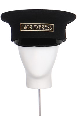 Lot 227 - A Christian Dior railway guard's hat, Resort 2017