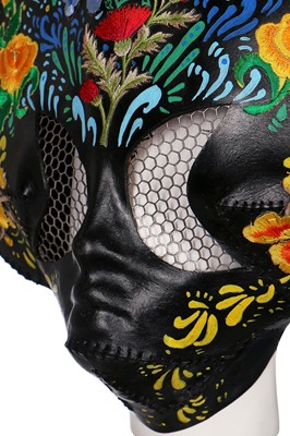 Lot 296 - A Lady Gaga-worn 'Floral Alien' leather ensemble by Karina Akopyan, 2017