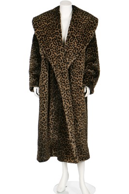 Lot 211 - An Azzedine Alaïa faux leopard-fur plush coat, probably Autumn-Winter 1991-92