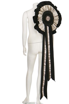 Lot 215 - A rare John Galliano outsized rosette show-piece, Autumn-Winter 1990-1991