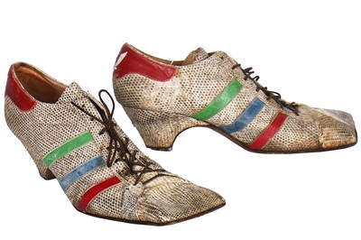 Lot 201 - A pair of Vivienne Westwood 'Hammerhead' trainers, 'Savage' collection, Spring-Summer 1982