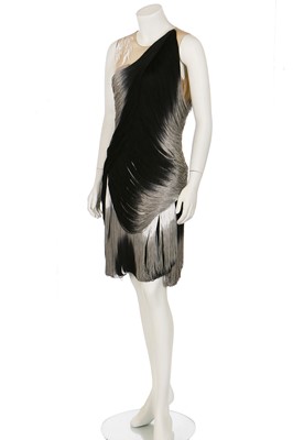 Lot 244 - Alexander McQueen fringed cocktail dress, 'Natural Distinction, Un-natural Selection' collection, Spring-Summer 2009