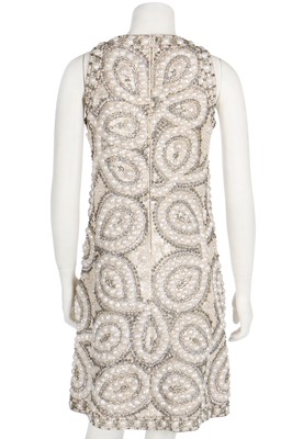 Lot 89 - A Felisa Irigoyen couture embellished cocktail dress, 1968-69