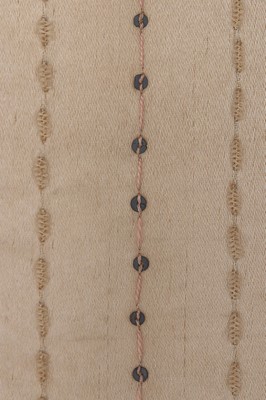 Lot 82 - A gentleman's embroidered ivory satin...