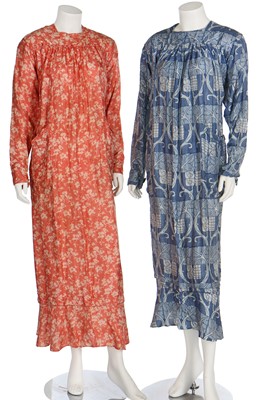 Lot 31 - Two Liberty printed silk day dresses, circa 1917