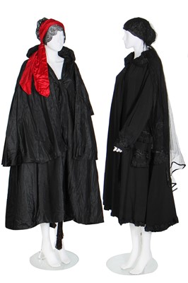 Lot 28 - A large group of mainly black clothing, 1911-1918