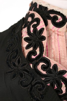 Lot 95 - A pair of rare black cotton bicycling bloomers,...