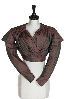 Lot 5 - Eight silk bodices, mainly 1860s
