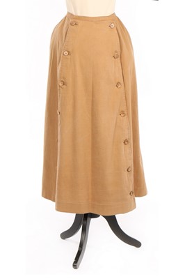 Lot 96 - A rare lady's cycling skirt, circa 1910, of...