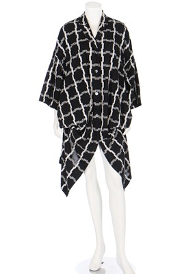 Lot 257 - An Issey Miyake textured and patterned cotton shirt, circa 1985