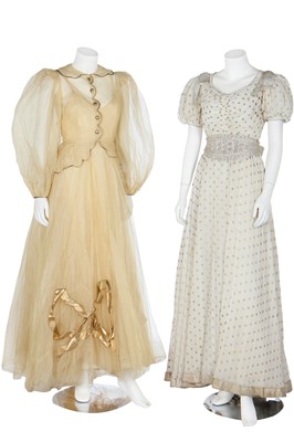 Lot 74 - Nine garden party dresses, 1930s